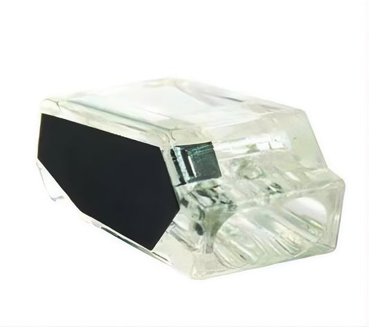 TRANSPARENT 2-pole 2.5 mm² socket