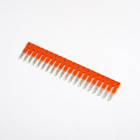 ONKA 2.5/20 Insulated 20-pole plug-in brush bridge, universal (for spring and screw terminal blocks 2.5 mm2), 1060110
