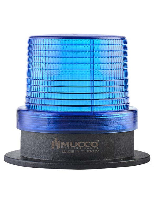 MUCCO SNT-915-B-4 90 diameter 5 light modes 10 melodic SMD LEDs with sound signal 12-24V AC/DC blue ceiling lamp