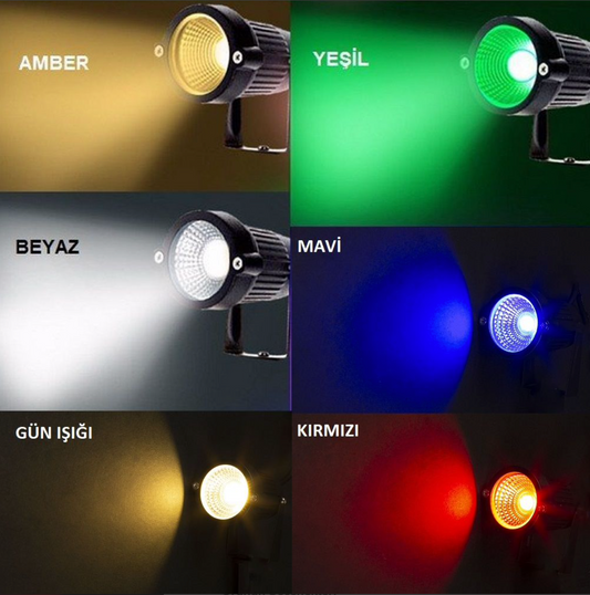 NOAS külmvalge aialampide kohtvalgusti süvistatud tuled maa LED post 5W 450Lm 6500K YL74-0501