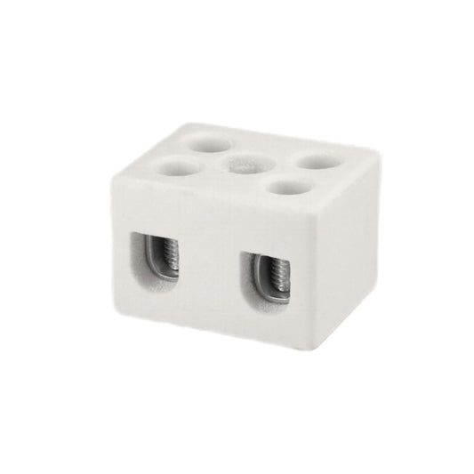 ONKA 4-6mm2 / 2-rööpmeline Steatit / keraamiline / portselanist liitmik - PORCELAIN TERMINAL BLOCK, 1070004