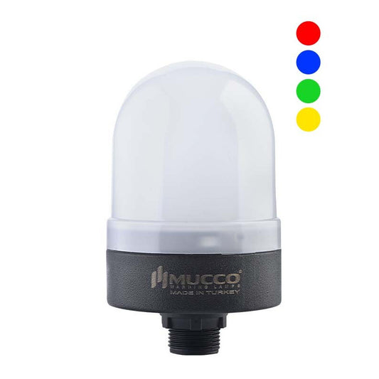 RGB LED-majakas helisignaaliga, 12-24 V/DC, ø70mm