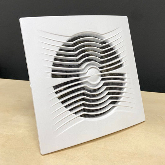 ARS - valge seinale paigaldatav telgventilaator vannituba / WC valge, vaikne 200mm, 300 m3/h, 340049