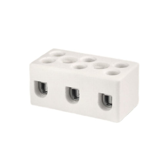 ONKA 4-6mm2 / 3-poolne steatiit / keraamiline / portselan pistmik - PORCELAIN TERMINAL BLOCK, 1070005