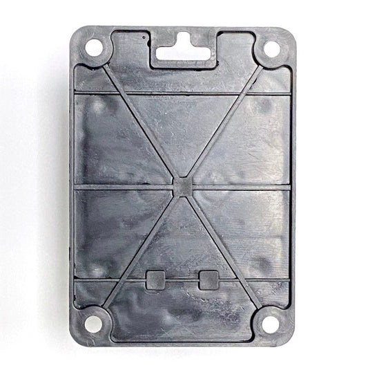Socket, French type E (Pin), black "rubber" surface 250V, 16A, IP44, 2P+Z, 1KMP-E, Bylion