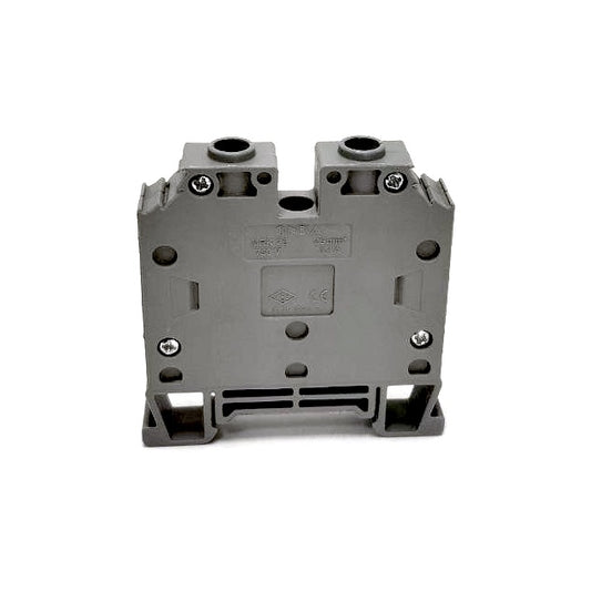 ONKA 25mm2 kruviklemmiplokk DIN rööpmelklemm 2 juhtmega, hall, 1010062
