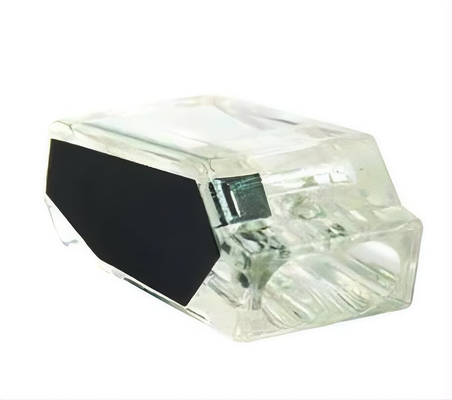TRANSPARENT 2-pole 2.5 mm² socket