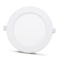2 tk - valge SLIM LED paneel 9W / 810 Lm ümmargune süvistatav ümmargune (sisaldab toiteallikat) 4000K YL10-0907