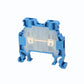 ONKA 1.5 mm2 screw terminal block DIN terminal connections 2-wire blue, 1010005