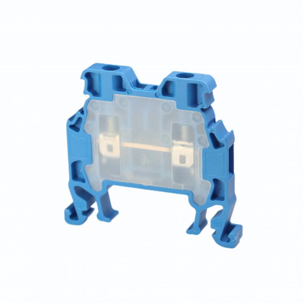 ONKA 1.5 mm2 screw terminal block DIN terminal connections 2-wire blue, 1010005