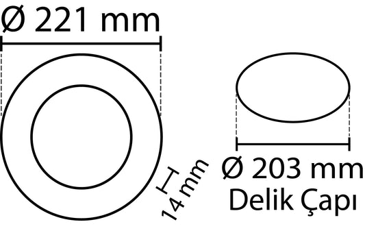 2 tk - SLIM LED paneel valge / 4000K 18W / 1620Lm ümmargune süvistatav ümmargune (toiteallikas kaasas) 4000K YL10-1807