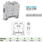 ONKA 35mm2 screw terminal block DIN-dash connectors 2-wire gray, 1010082
