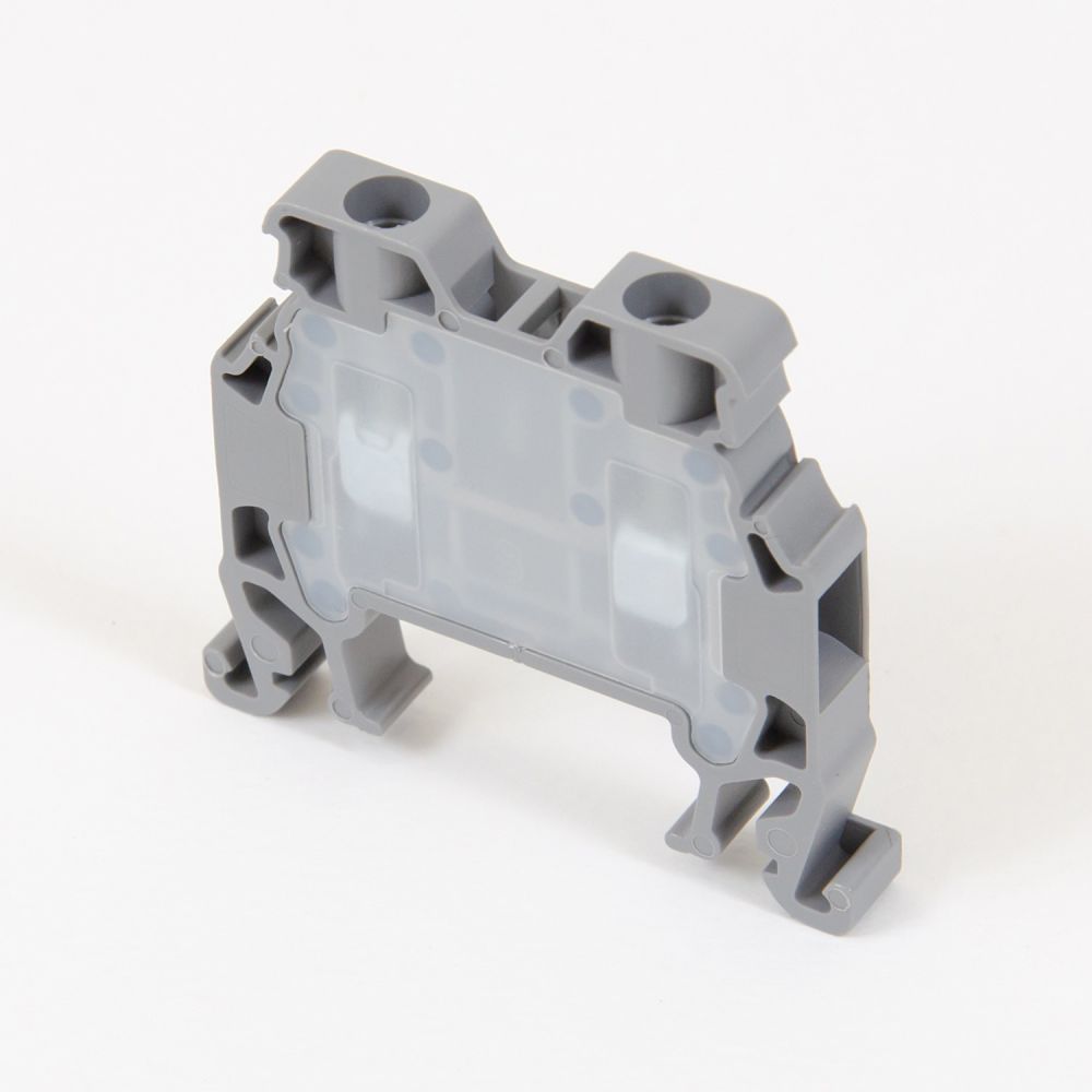 ONKA 1.5 mm2 screw terminal block DIN terminal connections 2-wire gray, 1010002