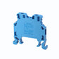 ONKA 1.5 mm2 screw terminal block DIN terminal connections 2-wire blue, 1010005