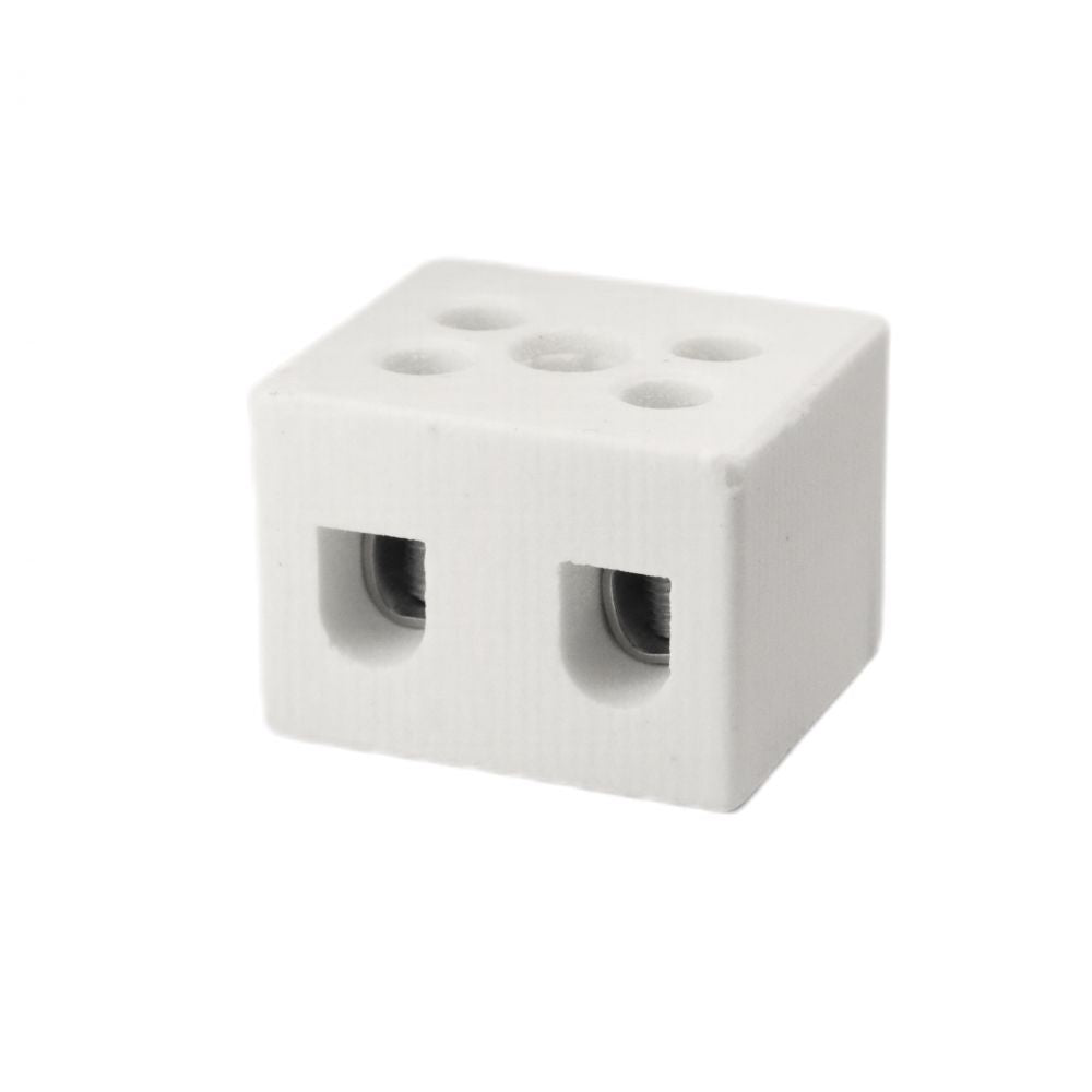 ONKA 0.75-1.5mm2 / 2-type steatite / ceramic / porcelain plug connector - PORCELAIN TERMINAL BLOCK, 1070001