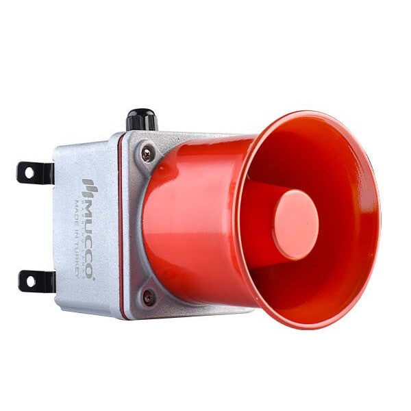 ES120 Fast horn, cast metal, 7 tones, 85-250 V AC/DC