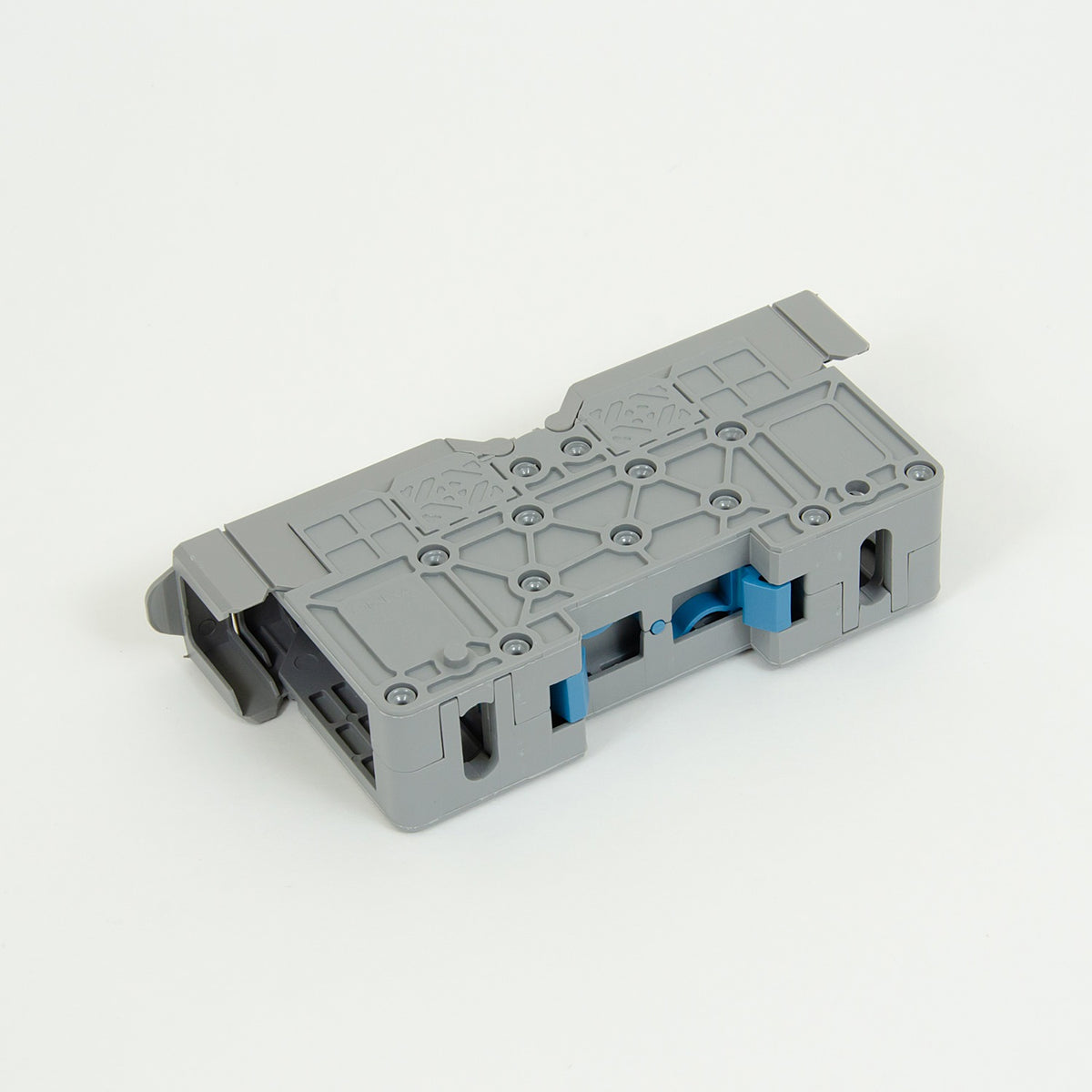 ONKA 50mm2 M8 screw thread connection terminal block DIN terminal block, with protective cover, gray, 1030031