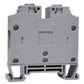 ONKA 35mm2 screw terminal block DIN-dash connectors 2-wire gray, 1010082
