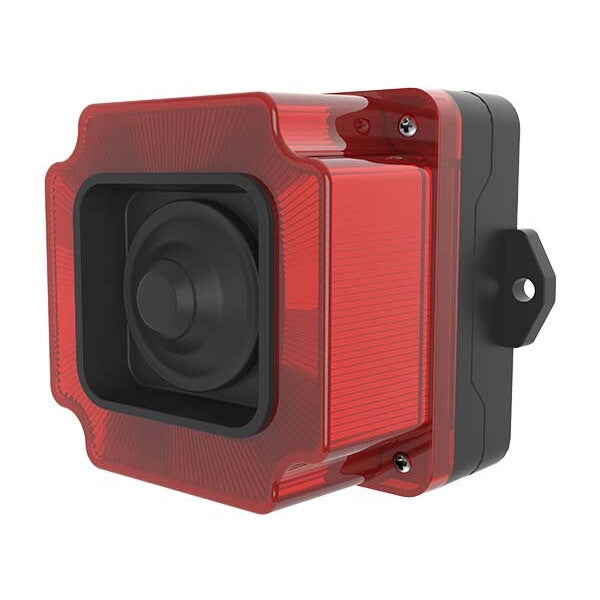 Fast siren/signal (7 tones) with red strobe light 85-260 V