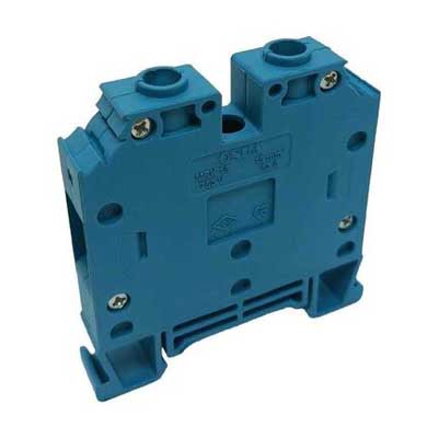 ONKA 25mm2 kruviklemmiplokk DIN rööpmelklemm 2 juhtmega sinine, 1010065