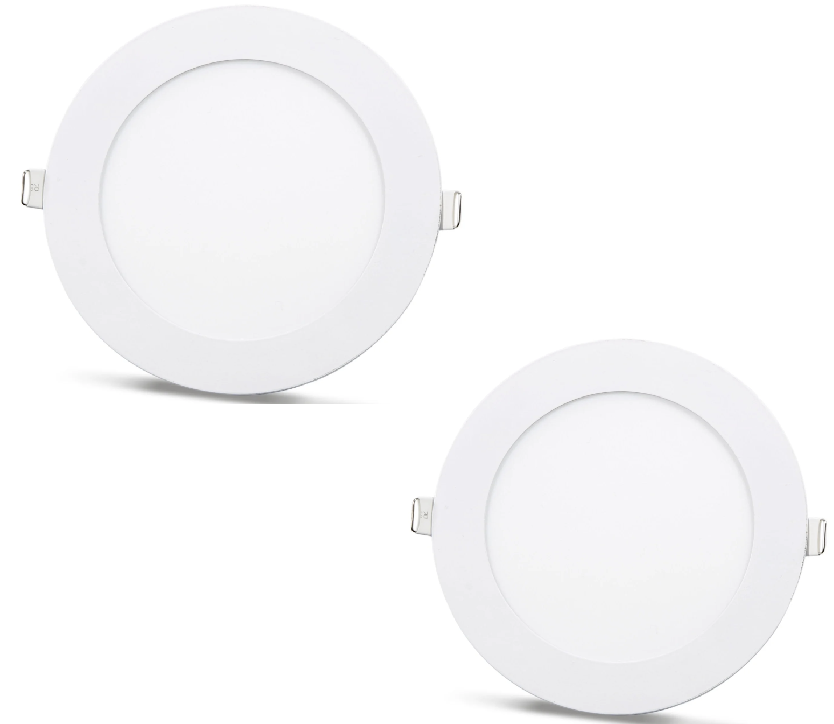 2 tk - SLIM LED paneel külmvalge /6500K 18W / 1620Lm ümmargune süvistatav ümmargune (toiteallikas kaasas) 6500K YL10-1800