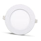 2 pcs - round LED panel 6W / 540Lm cool white round recessed (power supply included) 6500K YL10-0600