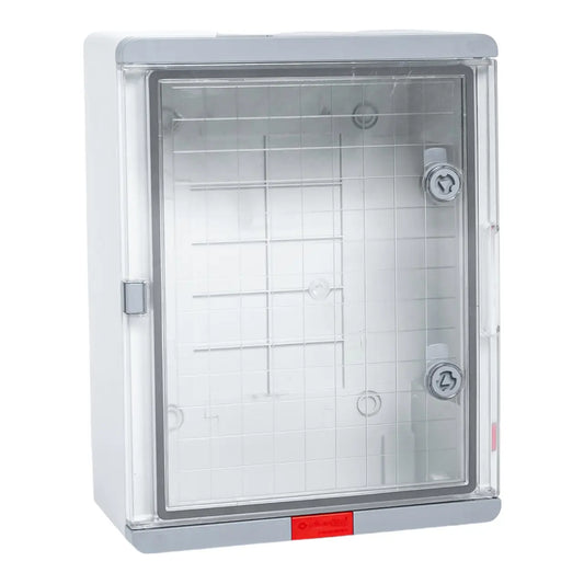 Plastikust kast IP 67, läbipaistev uks, 500x400x180 mm
