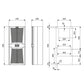 Kliimaseadmed jaotuskilpidele / Cooler 2500W, PAD2550.01, Plastim