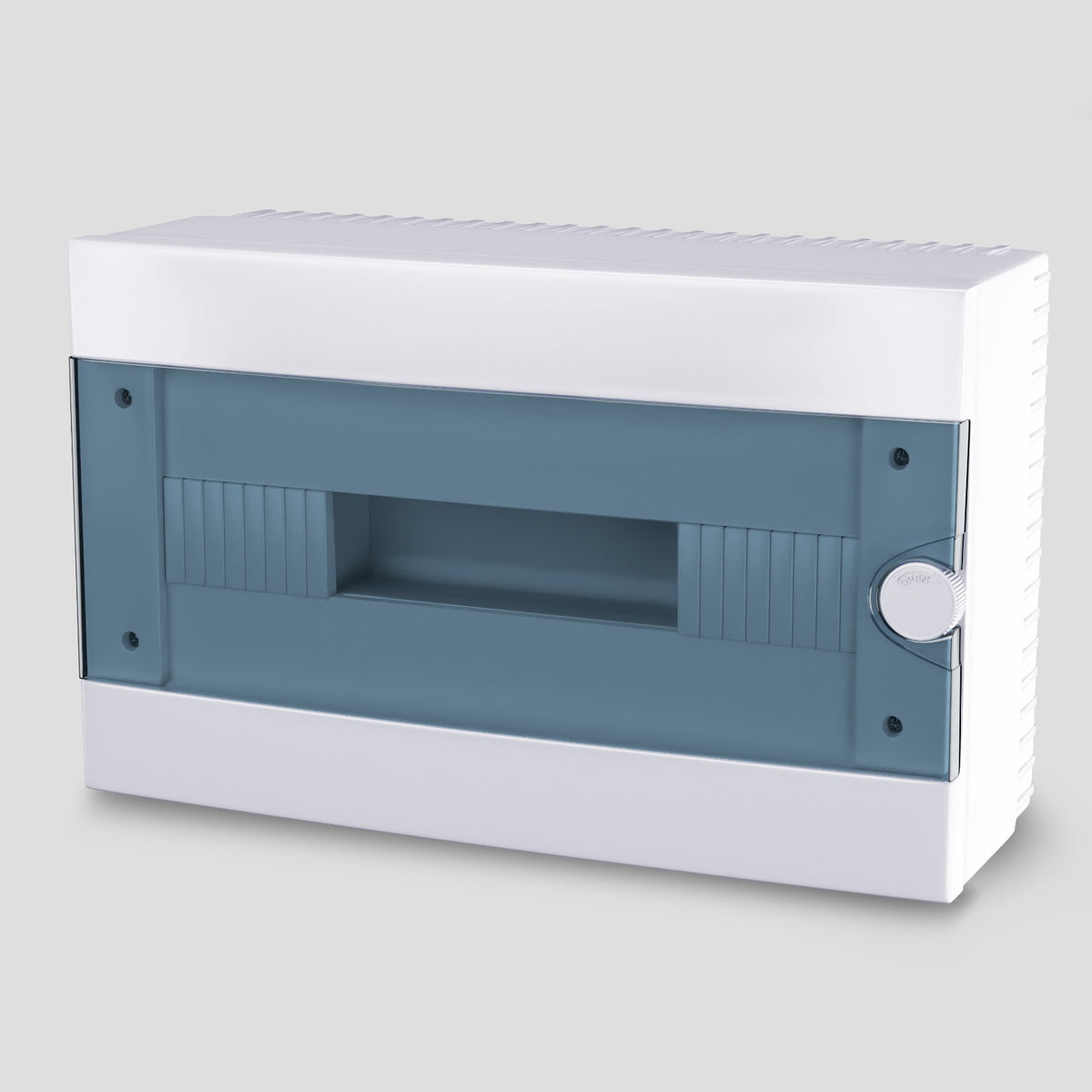 ARS modulaarne lülituskapp 16 MOD (16 kaitsmeid), pinnapealne lülituskapp, plastist, läbipaistev uks IP40, 346124