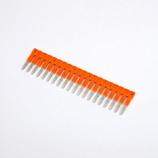 ONKA 1.5/20 Insulated 20-pole plug-in brush bridge, universal (for spring and screw terminal blocks 1.5 mm2), 1060105