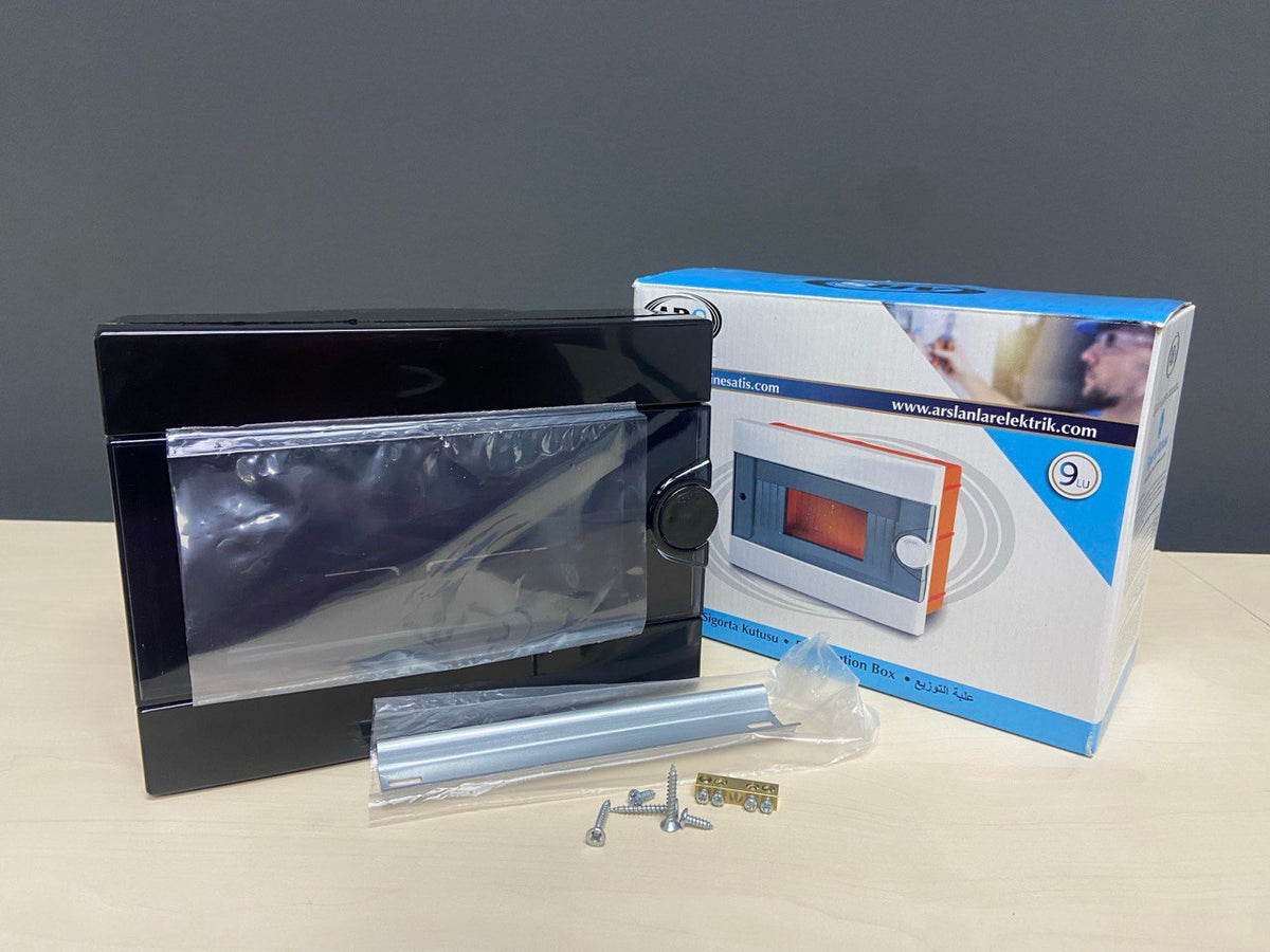 ARS modulaarne jaotuskapp 12 MOD (12 kaitsmeid), plastikust sisseehitatud lülituskapp, läbipaistev uks IP40, 342596