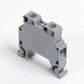 ONKA 6mm2 screw terminal block DIN rail terminal with 2 wires, gray, 1010032