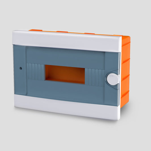 ARS modulaarne jaotuskapp 12 MOD (12 kaitsmeid), plastikust sisseehitatud lülituskapp, läbipaistev uks IP40, 341219