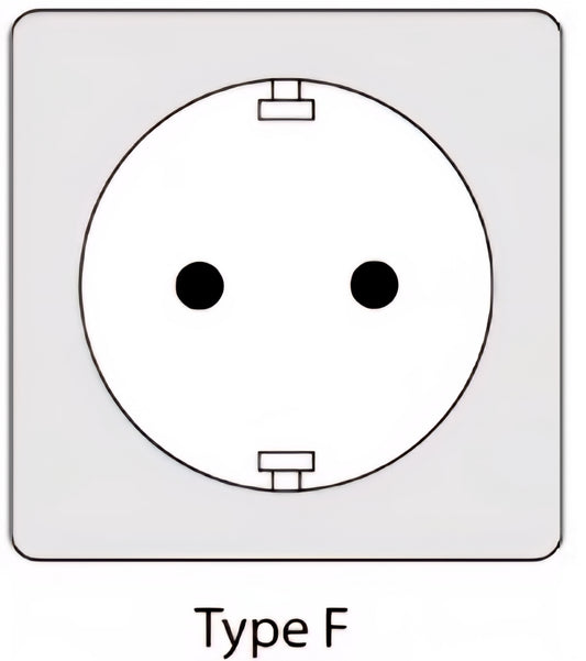 Triple "rubber" orange socket with cover hermetic IP44 250V, 16A, SCHUKO 2P+Z, 3KMP-FO, Bylion