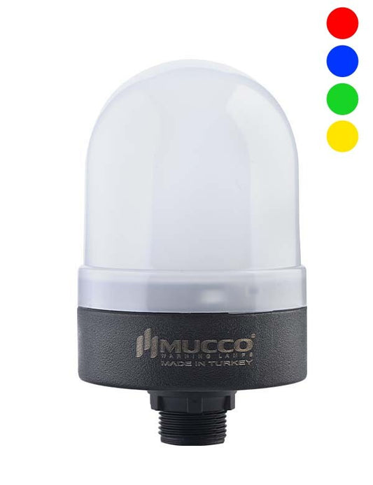 Ceiling-mounted signal light, multicolored RGB