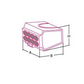 Transparent wire connection Push-in 2.5 mm², 8-pole