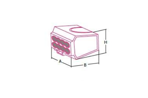 Transparent wire connection Push-in 2.5 mm², 8-pole