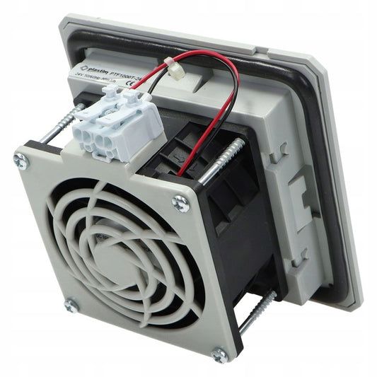 Fan with filter + washer clip, 30 (41) m3/h, 120x120, 230V 50/60Hz IP54 PTF1000T Plastim