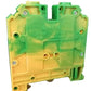 ONKA 16mm2 PE screw terminal block for DIN rail 2-wire gray, 1010223