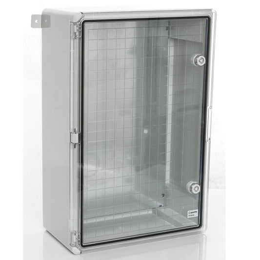 Jaotuskilbi läbipaistev plastist uks 400x600x200mm IP65 PP3018 PLASTIM