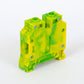 ONKA 35mm2 PE screw terminal block for DIN terminal strip 2-wire gray, 1010533